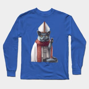 Cat-holic Long Sleeve T-Shirt